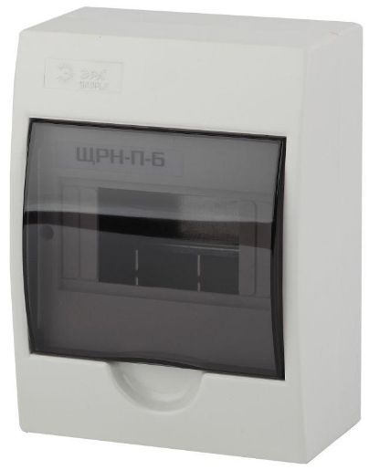 Изображение Бокс ЩРН-П-6 мод. навесной пластик IP41 SIMPLE NO-box_simple-plastic_6_surface ЭРА Б0041522