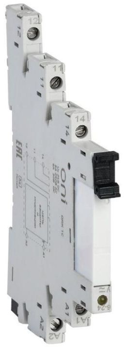 Изображение Реле интерфейсное ORK с розеткой 1C 24В DC ONI ORK-1-1C-DC24V