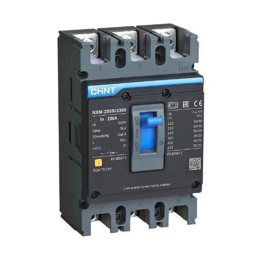 Изображение Выключатель автоматический 3п 160А 35кА NXM-250S (R) CHINT 131365