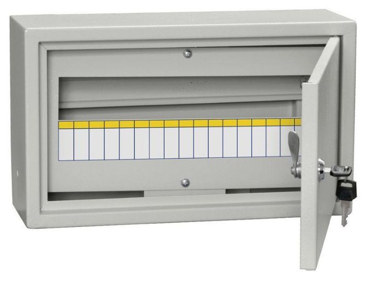 Изображение Корпус металлический ЩРн-18 (265х440х120мм) IP31 TITAN 3 IEK MKM14-N-18-31-Z
