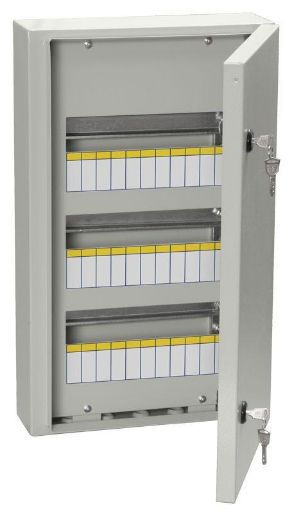 Изображение Корпус металлический ЩРн-36 (540х330х120мм) IP54 TITAN 3 IEK MKM11-N-36-54-Z