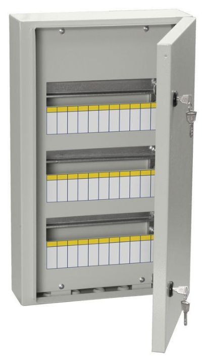 Изображение Корпус металлический ЩРн-36 (540х330х120мм) IP54 TITAN 3 IEK MKM11-N-36-54-Z