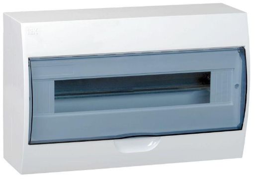 Изображение Корпус ЩРН-П-18 Krepta 3 IP41 навесной пластик. бел. IEK MKP12-N-18-40-10