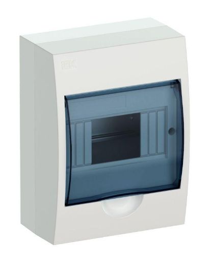 Изображение Корпус ЩРН-П-6 Krepta 3 IP41 навесной пластик. бел. IEK MKP12-N-06-40-20