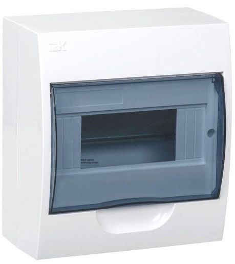 Изображение Корпус ЩРН-П-8 Krepta 3 IP41 навесной пластик. бел. IEK MKP12-N-08-40-20