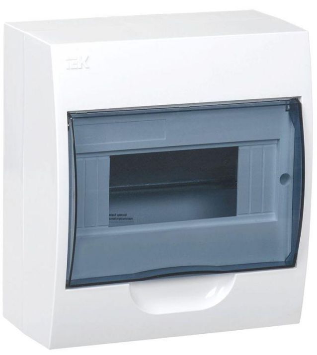 Изображение Корпус ЩРН-П-8 Krepta 3 IP41 навесной пластик. бел. IEK MKP12-N-08-40-20