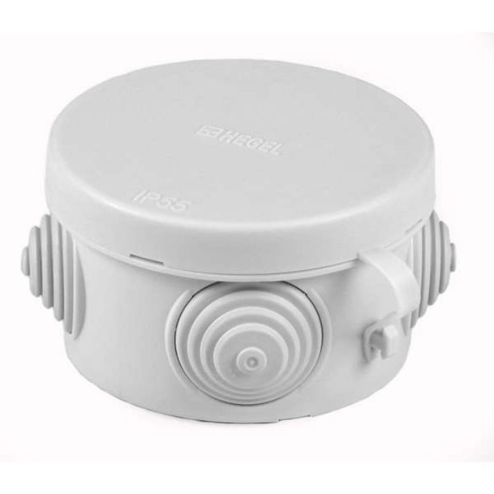 Изображение Коробка распределительная ОП 65х40мм IP55 HEGEL КР2601
