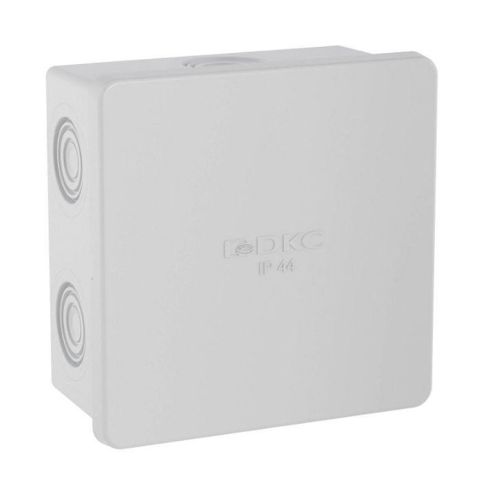 Изображение Коробка распределительная ОП 80х80х40мм IP44 6 каб. ввод DKC 53700