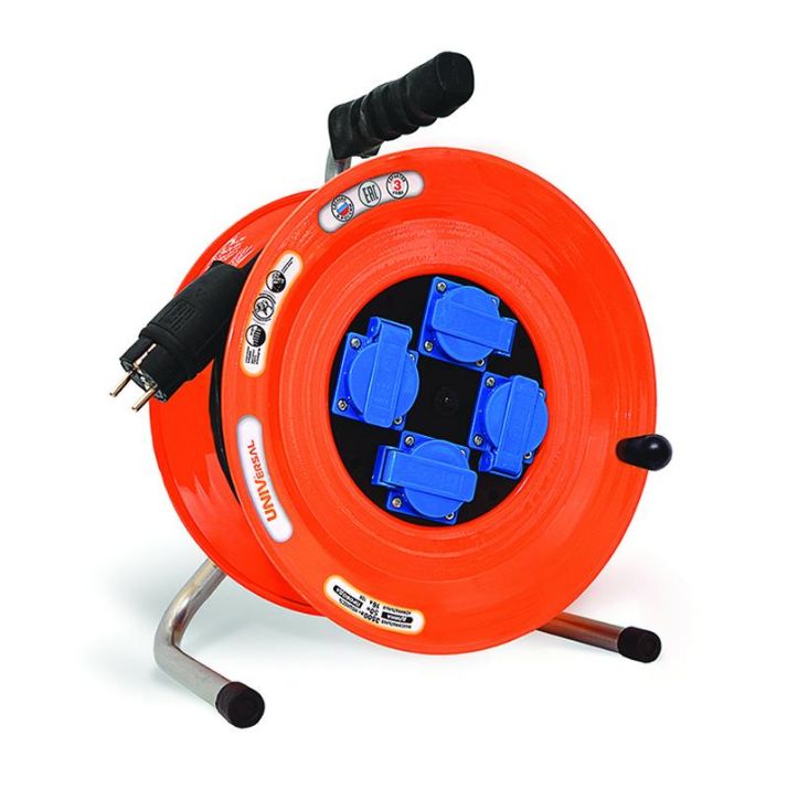 Изображение Удлинитель на катушке 4х50м с заземл. 16А IP44 ВЕМ-259 КГ 3х1.5 термозащита с защ. крышкой UNIVersal 9632974