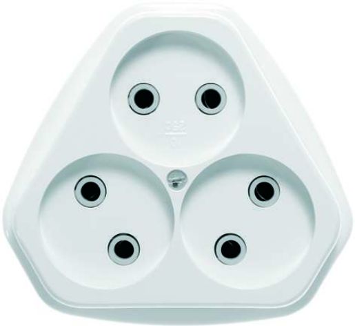 Изображение Розетка 3-м СП РС10-394 10А IP20 бел. Кунцево 5928