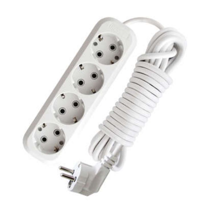 Изображение Удлинитель 4х5м с заземл. 13А IP20 Е-304 ПВС 3х1 АБС-пластик UNIVersal 9631982