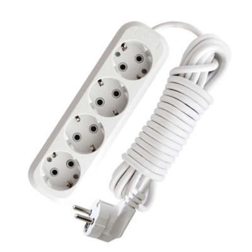 Изображение Удлинитель 4х10м с заземл. 10А IP20 Е-304 ПВС 3х1 АБС-пластик UNIVersal 9631984