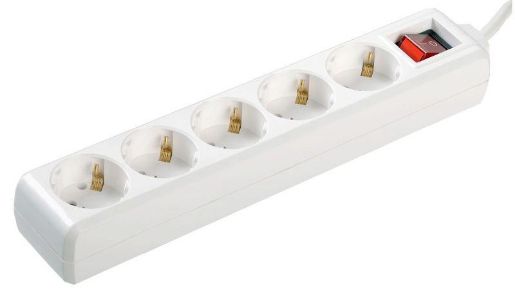 Изображение Удлинитель 5х3м с заземл. 16А IP20 У05К 2P+PE 250В 3х1 с выкл. IEK WYP10-16-05-03-ZK-N