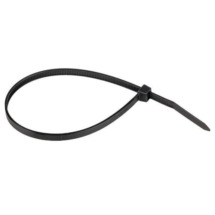 Изображение Хомут кабельный 4.8х250 нейл. черн. (уп.100шт) EKF plc-cb-4.8x250