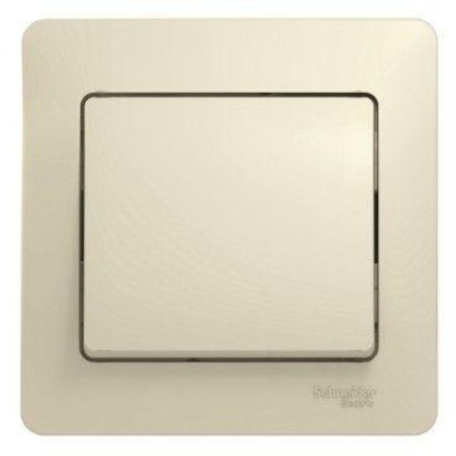 Изображение Выключатель 1-кл. СП Glossa 10А IP20 (сх. 1) 10AX в сборе беж. SE GSL000212