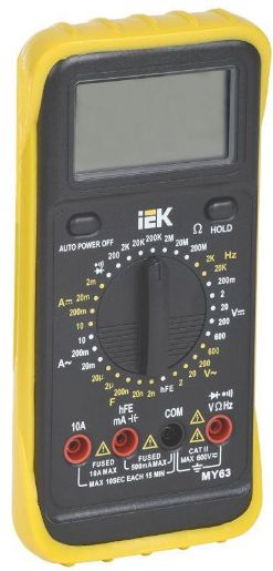 Изображение Мультиметр цифровой Professional MY63 IEK TMD-5S-063