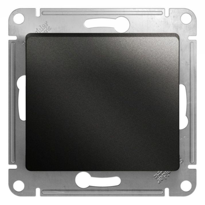 Изображение Выключатель 1-кл. СП Glossa 10А IP20 (сх. 1) 10AX механизм антрацит SE GSL000711