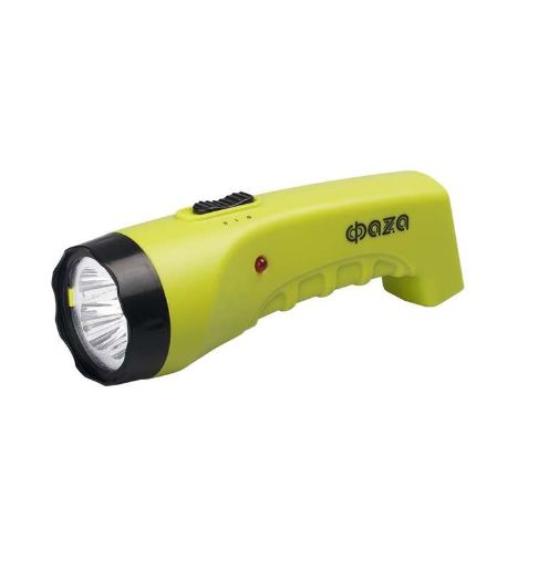 Изображение Фонарь аккумуляторный ручной AccuF2-L04-gn 4LED 2 режима: 100проц./25проц. аккум. 0.4А.ч выдвижная вилка индикатор зарядки зел. ФАZА 2857859