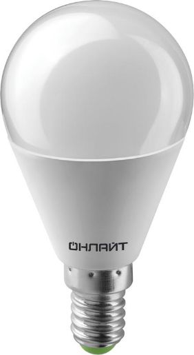 Изображение Лампа светодиодная 61 135 OLL-G45-8-230-6.5K-E14 8Вт ОНЛАЙТ 61135