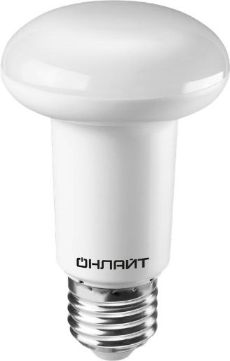 Изображение Лампа светодиодная 61 143 OLL-R63-8-230-6.5K-E27 8Вт ОНЛАЙТ 61143