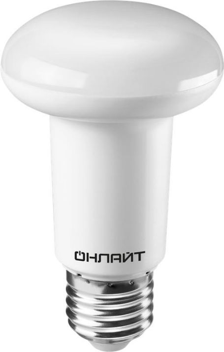 Изображение Лампа светодиодная 61 143 OLL-R63-8-230-6.5K-E27 8Вт ОНЛАЙТ 61143
