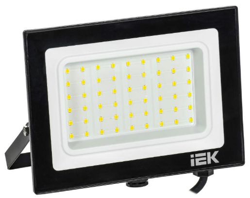 Изображение Прожектор светодиодный СДО 06-50 4000К IP65 черн. IEK LPDO601-50-40-K02