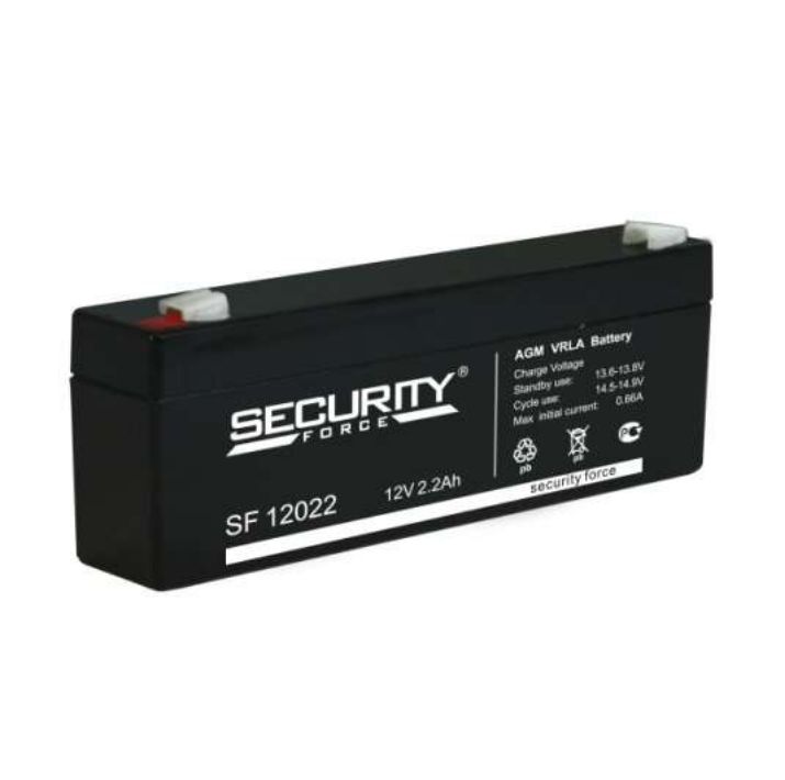 Изображение Аккумулятор ОПС 12В 2.2А.ч Security Force SF 12022