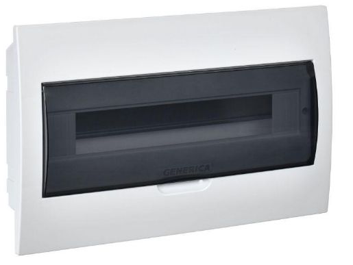 Изображение Бокс ЩРВ-П-18 мод. встраив. пластик IP41 GENERICA MKP12-V-18-41-G