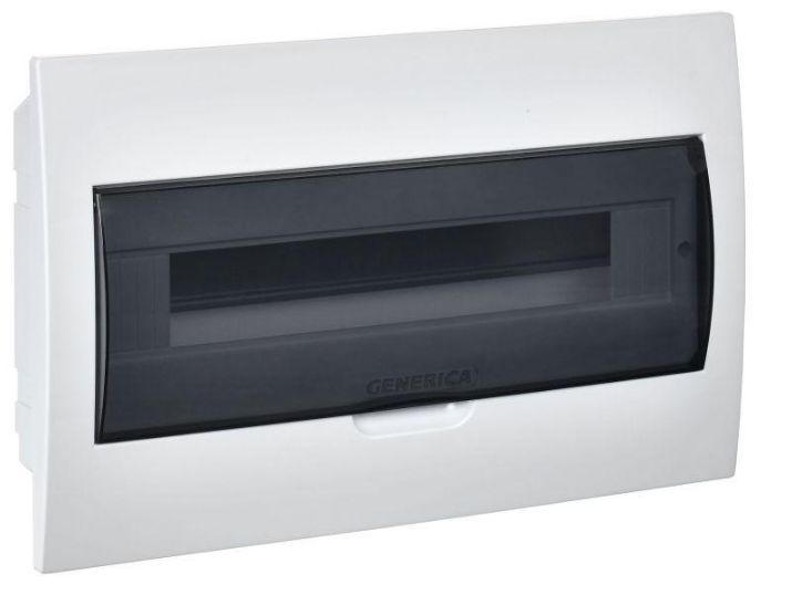 Изображение Бокс ЩРВ-П-18 мод. встраив. пластик IP41 GENERICA MKP12-V-18-41-G