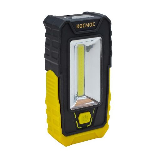 Изображение Фонарь 5Вт СОВ 3LED клипса для крепл. магнит поворотная подставка 3хААА КОСМОС KocAu6006COB