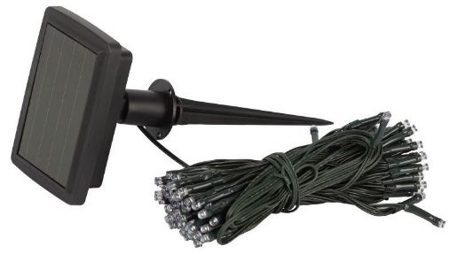 Изображение Гирлянда садовая "Бахрома" ERASF22-29 3.8х0.5м холод. бел. на солнечной батарее Эра Б0053373