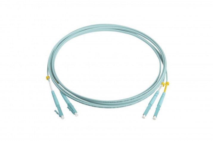 Изображение Патч-корд FC-D2-503-LC/PR-LC/PR-H-3M-LSZH-AQ волоконно-оптический (шнур) MM50/125(OM3) LC-LC duplex 10G/40G LSZH 3м Hyperline 34455