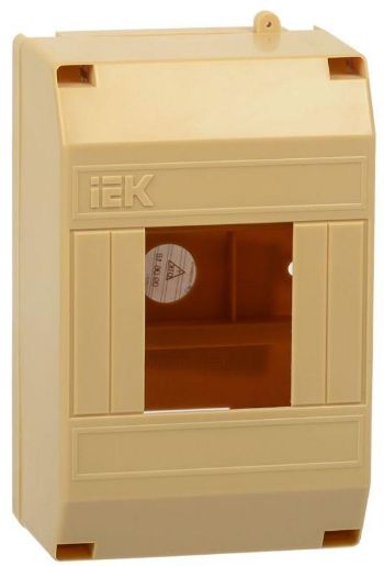 Изображение Корпус ОП КМПн 1/4 Krepta 3 IP20 для 4-х авт. выкл. пластик. сосна IEK MKP31-N-04-30-135-S
