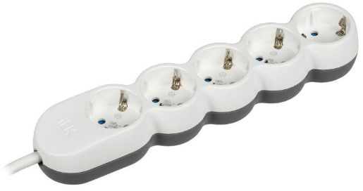 Изображение Удлинитель 5х1.5м с заземл. 16А IP20 Uno У05 2P+PE 250В 3х1.5 IEK WYP53-16-05-D15-Z