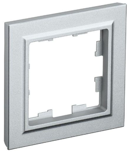 Изображение Рамка 1-м BRITE РУ-1-БрА алюм. IEK BR-M12-K47