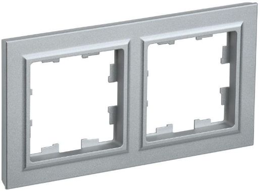 Изображение Рамка 2-м BRITE РУ-2-БрА алюм. IEK BR-M22-K47
