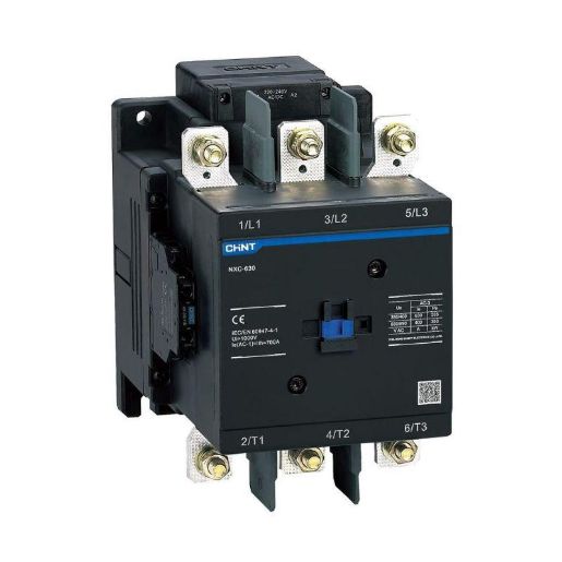 Изображение Контактор NXC-630 630А AC/DC 220В-240V/АС3 2НО+2НЗ 50Гц (R) CHINT 836563