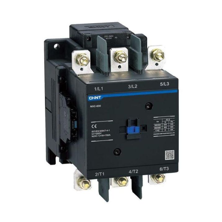 Изображение Контактор NXC-630 630А AC/DC 220В-240V/АС3 2НО+2НЗ 50Гц (R) CHINT 836563