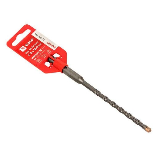 Изображение Бур по бетону SDS-plus 6х160мм 4 резца 4S спираль Expert EKF db-6-160-4x4