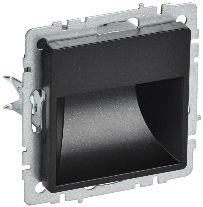 Изображение Подсветка светодиодная BRITE встраив. ПЛ20-БрЧ черн. IEK BR-FL20-K02
