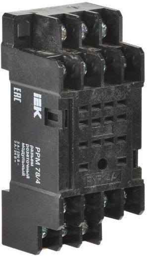 Изображение Разъем модульный РРМ78/4(PYF14A) для РЭК78/4(MY4) IEK RRP20D-RRM-4