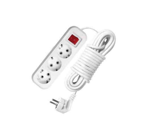Изображение Удлинитель 3х2м с заземл. 16А IP20 S-303 ПВС 3х1 с выкл. UNIVersal 9634418