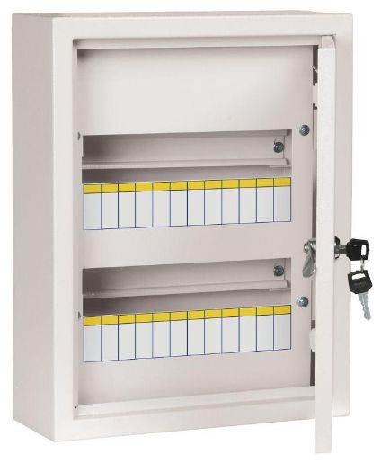 Изображение Корпус металлический ЩРн-24 (395х310х120мм) IP31 бел. TITAN 3 IEK MKM13-N-24-31-Z