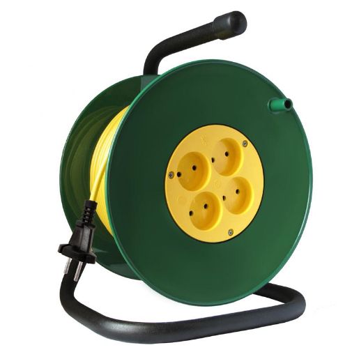 Изображение Удлинитель на катушке 4х30м без заземл. 16А IP20 3.5кВт Союз 481S-3303