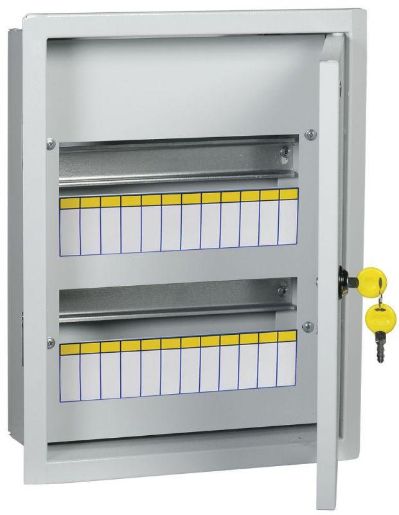 Изображение Корпус металлический ЩРв-24 (395х310х120мм) IP31 TITAN 3 IEK MKM14-V-24-30-T