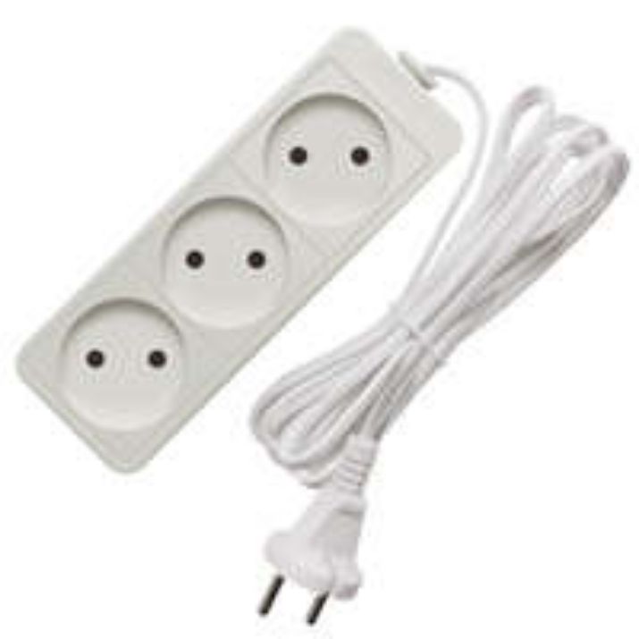 Изображение Удлинитель 3х1.5м без заземл. 6А IP20 1.3кВт ШВВП Союз 481S-0301