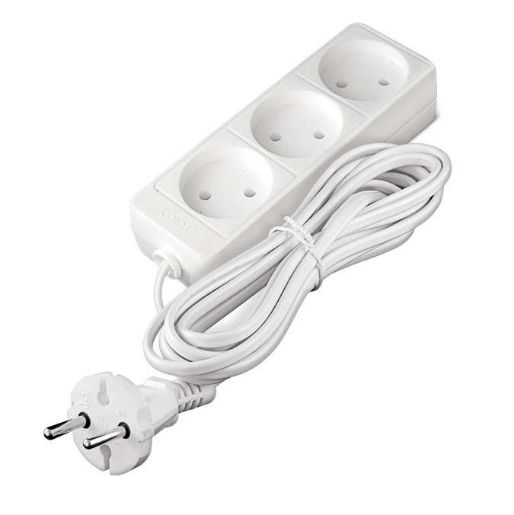 Изображение Удлинитель 3х3м без заземл. 6А IP20 1.3кВт ШВВП Союз 481S-0303