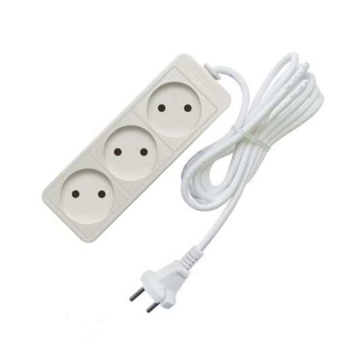 Изображение Удлинитель 3х3м без заземл. 10А IP20 2.2кВт ПВС Союз 481S-1303