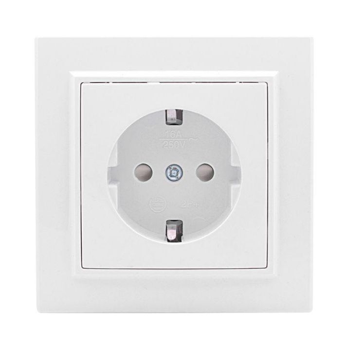 Изображение Розетка 1-м СП Минск 16А IP20 с заземл. защ. шторки бел. Basic EKF ERR16-028-100