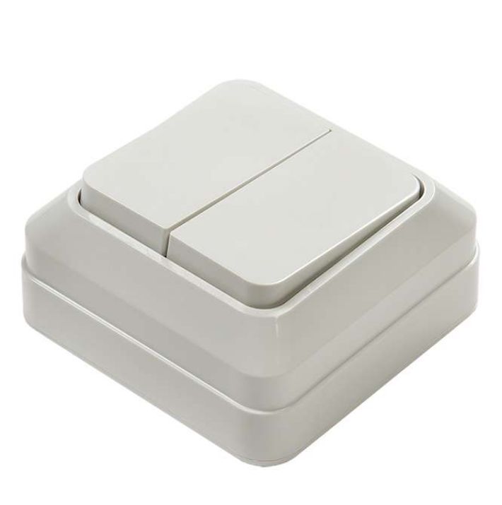 Изображение Выключатель 2-кл. ОП Bolleto 10А IP20 7023 бел. ASD / IN HOME 4680005959761